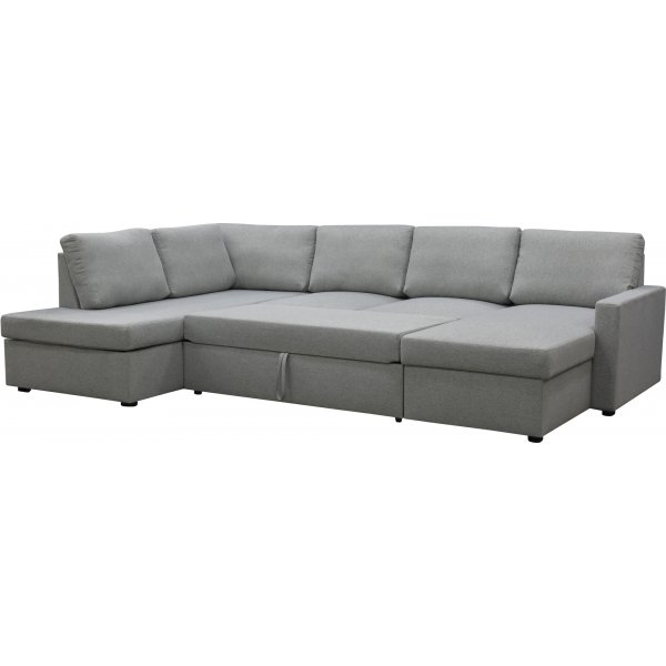 U soffa b�ddsoffa gr� - T�rn�