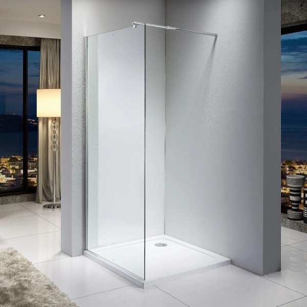 Duschv�gg Nordamist Maris - Klarglas & Krom, Bredd 70, 80 & 90 x 195 cm