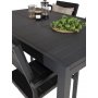 Holma Matgrupp (160x100) - Svart - 4 Stolar