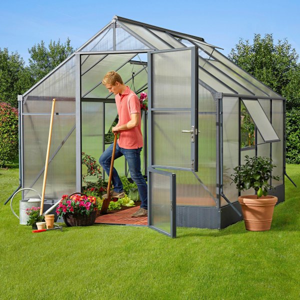 Gew�chshaus Toppa 7,4m� - Mit Sockel