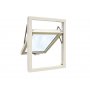 Vridfnster med bgpost - 3-glas - Tr - U-vrde: 1,1
