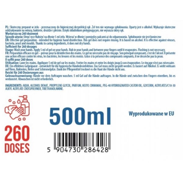 Handsprit 500 ml Handsprit 500 ml