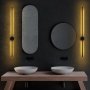 V�gglampa Glavo - Svart - 91 cm