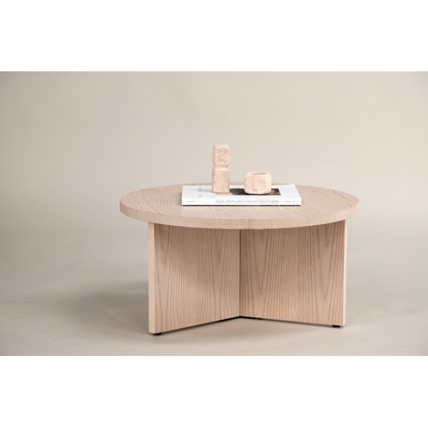 Melker soffbord �85 cm- Whitewash