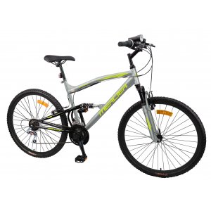 Mountainbike 26 tum st�lram 18 v�xlar gr�/silver - RAID FX Mercier