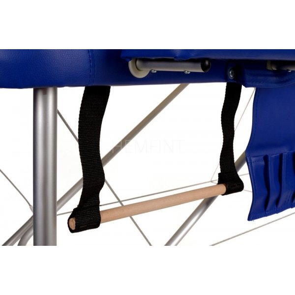 Massagebnk med metallben - 2 zoner - Bl