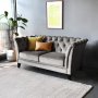 1 Soffa 2-sits chesterfield grå - Henry