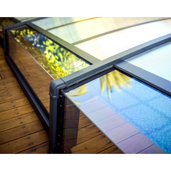 Pooltak Majorca - Skjutbart - 4x8m Pooltak Majorca - Skjutbart - 4x8m