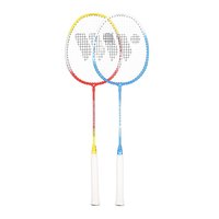 Badmintonset (röd, gul, blå & vit) ALUMTEC 366K