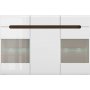 Azteca Trio sk�nk med LED-belysning - Vit