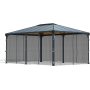 Canopia-hyttysverkko Milanoon 3 x 4 / Martinique 3,6 x 5 paviljonki
