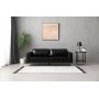 Soffa 3-sits svart PU - Cansas Soffa 3-sits svart PU - Cansas