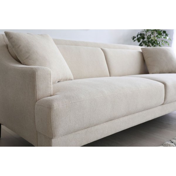 Soffa 3-sits beige modern - Hanna