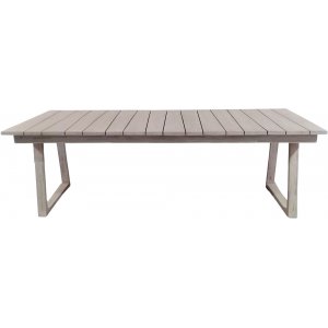 Läs mer om Saltö matbord i grå teak - 240x100 cm - Trädgårdsbord, Utemöbler