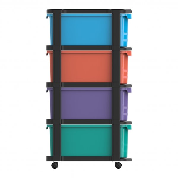 Silytysarkku pyrill, 4 laatikkoa