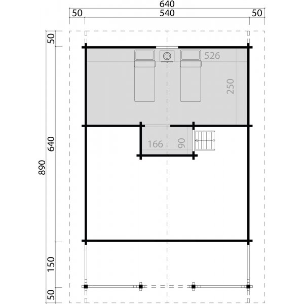 Fritidshus Ivar B - 36,9 m² Fritidshus Ivar B - 36,9 m²