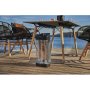Terrassevarmer stende - 600-1200W - Sort
