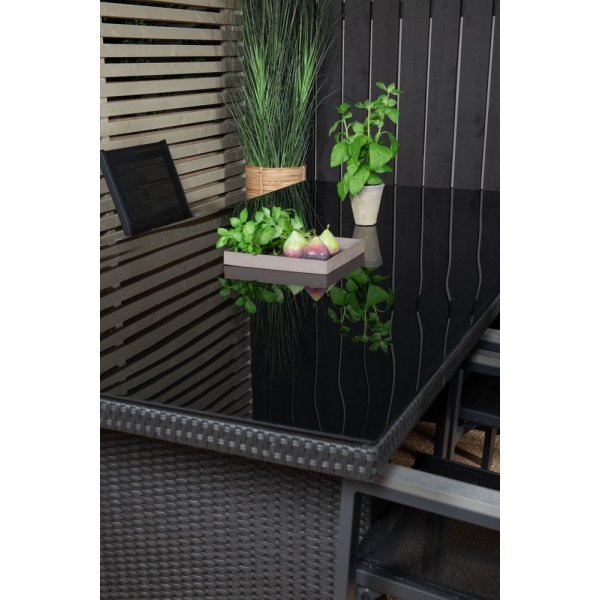 Järnsta Matgrupp (200x100) - Svart - 6 Stolar Järnsta Matgrupp (200x100) - Svart - 6 Stolar