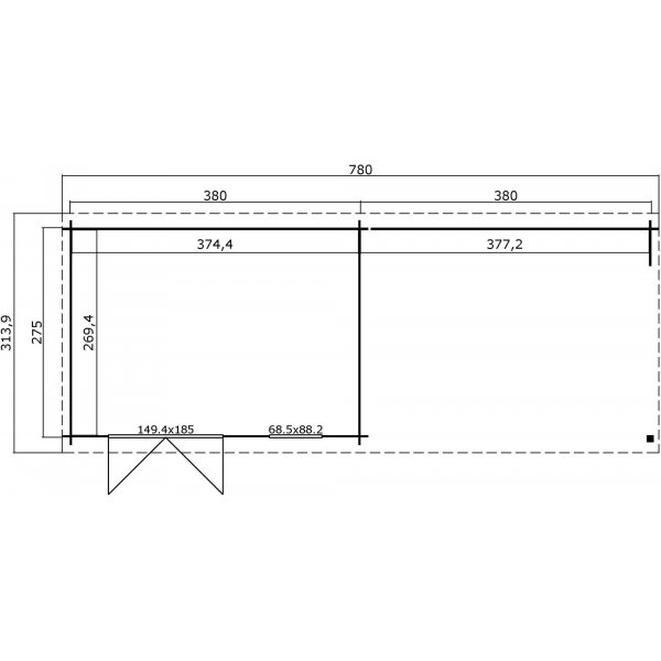 Attefall hus Renni - 23 m�