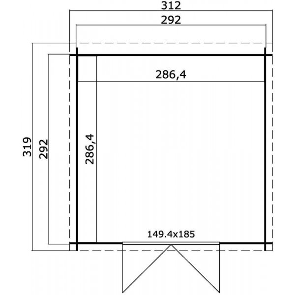 Friggebod Lotta - 8,5 m�