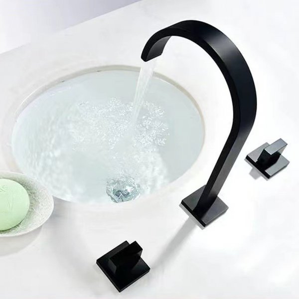 Badewannenarmatur Clover - Schwarz Badewannenarmatur Clover - Schwarz