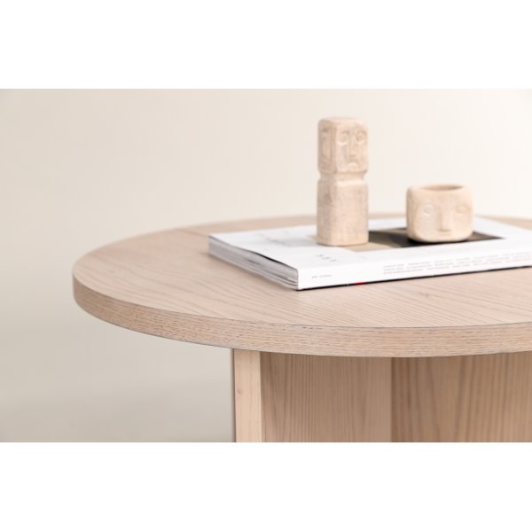 Melker soffbord �85 cm- Whitewash