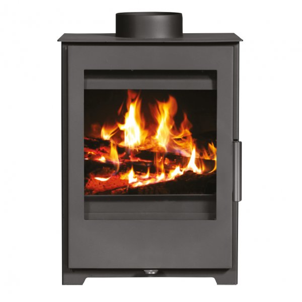 Braskamin 5kW med Modern Design - Lappi Braskamin 5kW med Modern Design - Lappi