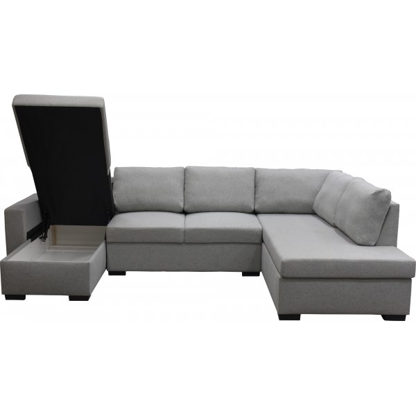 Soffa 309 cm ljusgr� - Solna