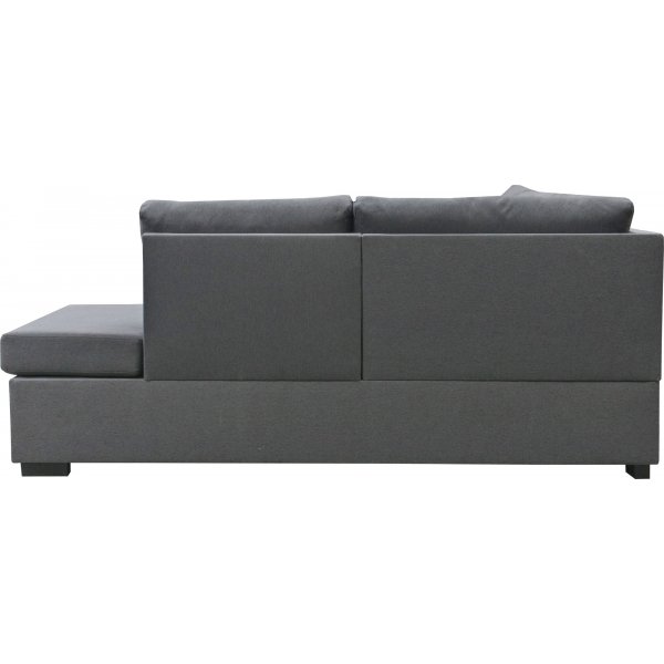 U-soffa Solna v�ndbar - 309 cm - m�rkgr�