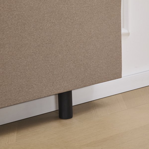 Sänggavel med knappar 160 x 125 cm beige - Capetown Sänggavel med knappar 160 x 125 cm beige - Capetown