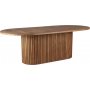 1 Teak Matbord Ovalt 220x100 cm