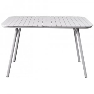 Havem�bler spises�t rektangul�rt bord 120x80 cm hvid