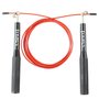 Speed rope med kullager (stlvajer & alu-handtag) rd | svart