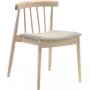 Matstol med ljusgr� sits 2-pack - Florence