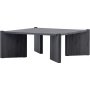 Rogaland soffbord 100 x 100 cm - Svart