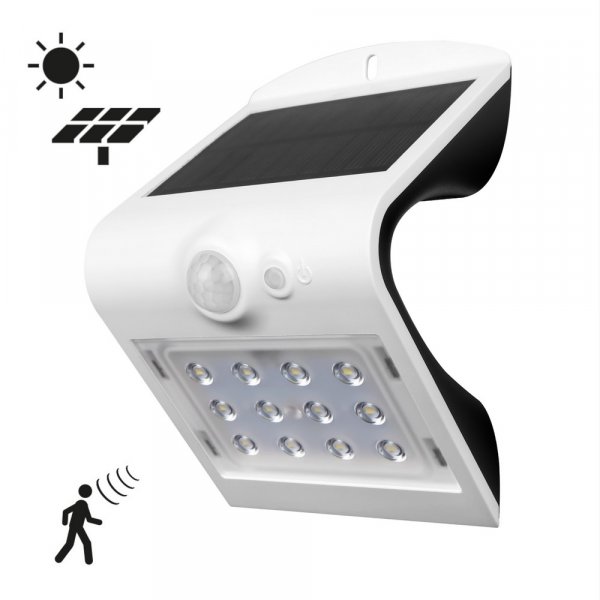 Solcellsdriven strålkastare med sensor Solcellsdriven strålkastare med sensor