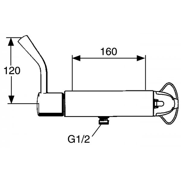 FM Mattsson S�kerhetsblandare 9000 Krom - 9210-5500