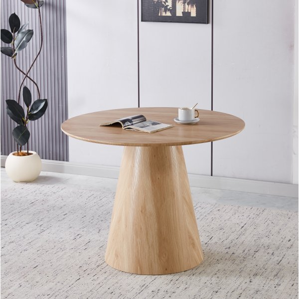 Moi runt matbord �100 cm - Ek