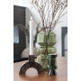 Marma ljusstake b�ge i brun marmor