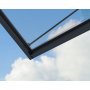 Canopia Sophia Clear XL Entrance baldakin 1,4 x 3 - Mrkegr/klart glas