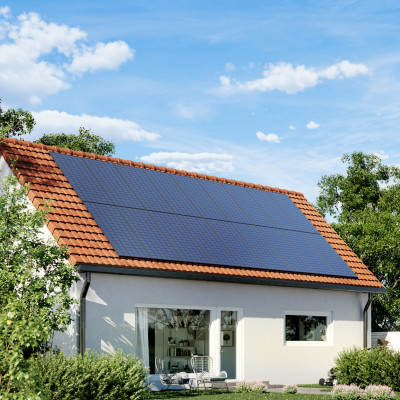 Solceller 8 kW - Komplett system med Growatt vxelriktare