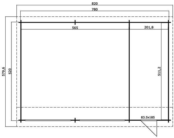 Garage Elvira - 40,5 m² Garage Elvira - 40,5 m²