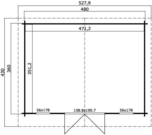 Attefallshus Viola - 17,5 m