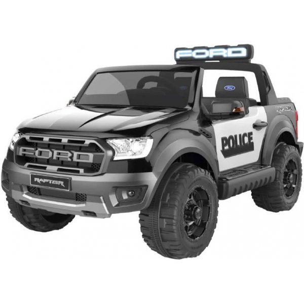 Elbil fr barn Ford Ranger Police - Svart