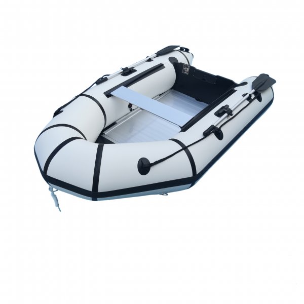 Gummibåt 270 cm - Svart och Vit Gummibåt 270 cm - Svart och Vit