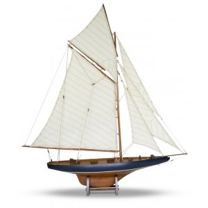 Modelbåd Columbia sejlbåd - Mahogni