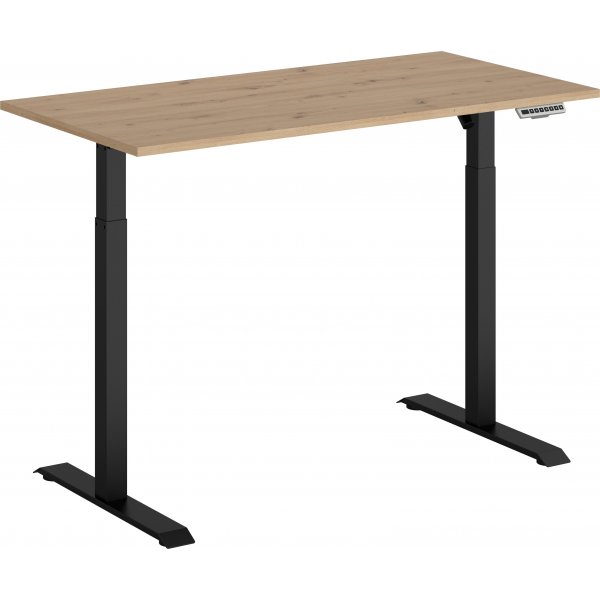 Skrivbord elektriskt 160 cm bred - Ek