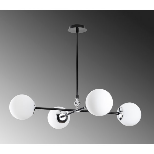 Lorea taklampa 1 - Svart/vit