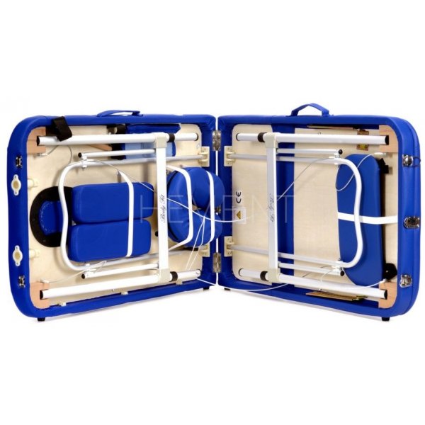 Massagebänk med metallben - 3 zoner - Enfärgad Massagebänk med metallben - 3 zoner - Enfärgad