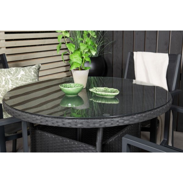 Frubol matbord runt – Svart Frubol matbord runt – Svart